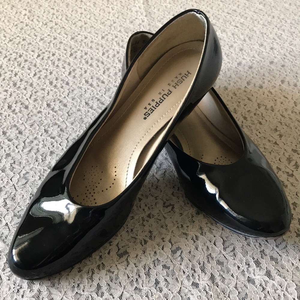 Black Patent Leather Flats